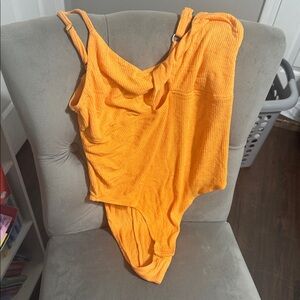 Wild Fable Mustard Ribbed Top